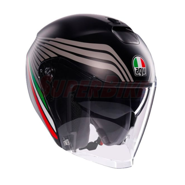 AGV IRIDES BOLOGNA MATT BLACK TRICOLORE COL 010 AGV IRIDES BOLOGNA MATT BLACK TRICOLORE COL 010